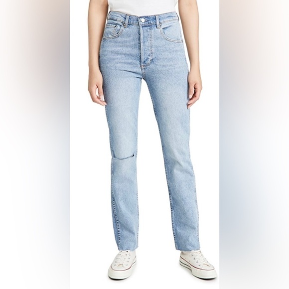 Boyish The Dempsey Straight Leg Jeans in Big Sleep Light Wash - Picture 5 of 11